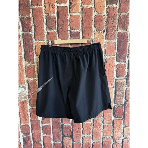 Nike Mens Black Athletic Training Shorts Dri-Fit Size 2XL Drawstring AJ3071-010 - Picture 2 of 3